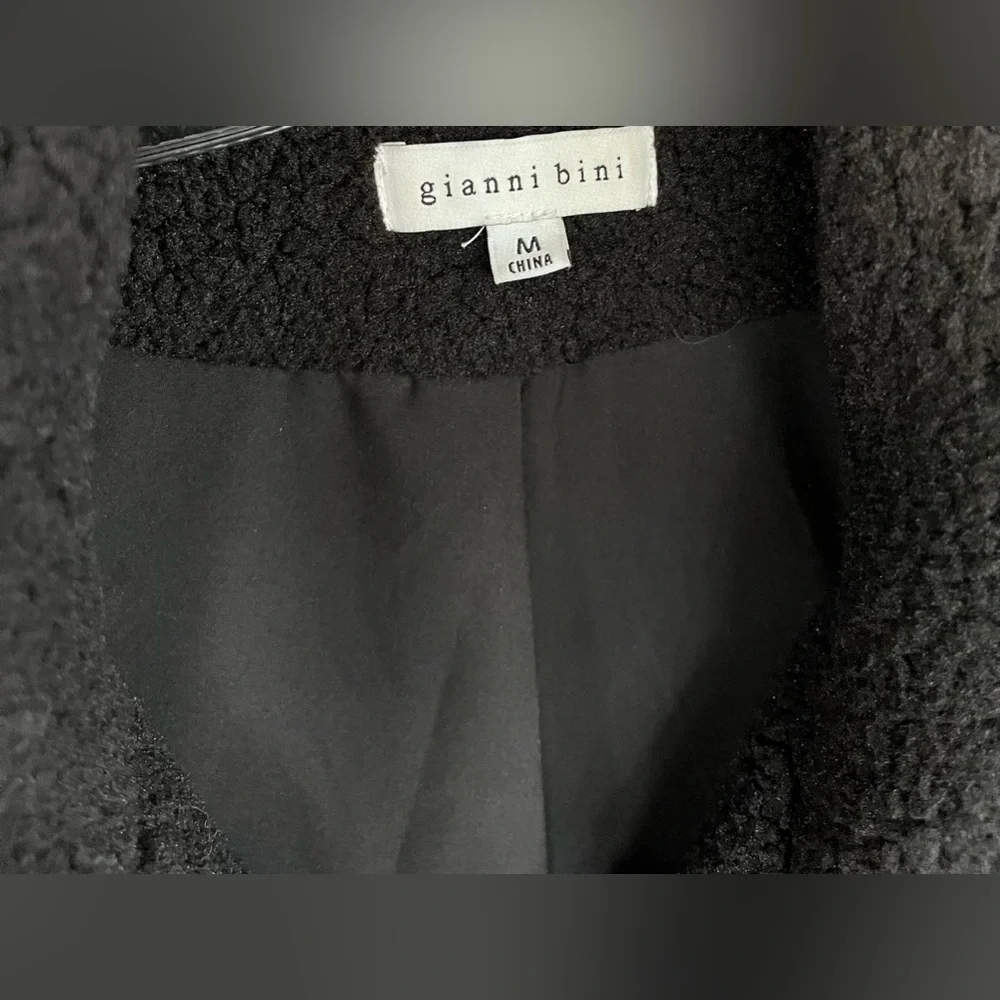 Gianni Bini “Workwear” Style Coat. Black  Brooks style. Medium. - Picture 3 of 10